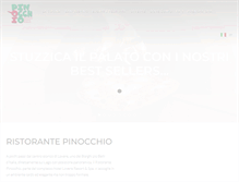 Tablet Screenshot of pinocchioristorante.it